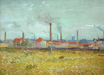 Fabbriche ad Asnières, viste dal Quai de Clichy