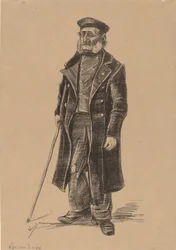 Abitanti della casa dei poveri, in piedi