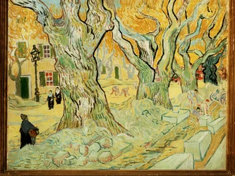 Lavoratori stradali a Saint Remy (olio su tela)