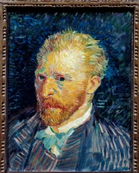 Autoritratto, dipinto di Vincent van Gogh (1853-1890), 1887, Sole. 0,44 x 0,35 m, Parigi, Musée d