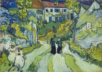 Scala di Auvers, luglio 1890 (olio su tela)