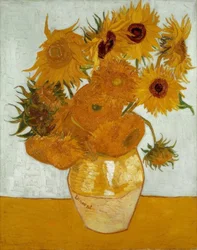 Vaso con girasoli