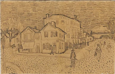 La casa di Vincent ad Arles, da una lettera a suo fratello Theo, eseguita ad Arles, 1888