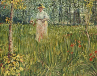 Donna in un Giardino, 1887
