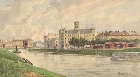 La Weissgärber Lände a Vienna con l