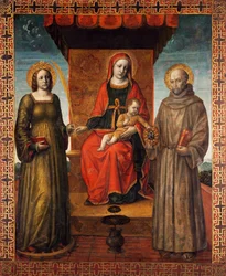 Madonna in trono con Bambino e Santi Bernardino e Caterina d