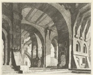 Spazio alto con archi rotondi