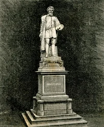 Monumento ad Antonio Allegri da Correggio, di Vincenzo Vela, Correggio, Emilia-Romagna, Italia