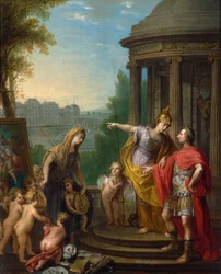 Allegoria del trasferimento della galleria imperiale al Belvedere