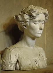 Lady Diana Manners, c.1910 (gesso)