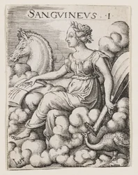 Temperamento sanguigno, c.1530-62 (incisione)