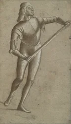 Carpaccio - Un gondoliere (recto), 1514-1520 circa