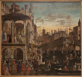 Miracolo della Santa Croce al Ponte di Rialto, c. 1496