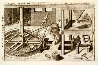 Macchina da mulino a cavallo, 1607