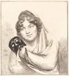 Ragazza con maschera