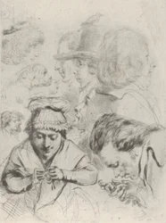 Le Citoyen Aubourg, Mme Aubourg e la loro famiglia