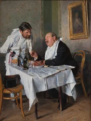 In un ristorante, 1887