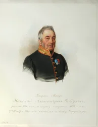 Ritratto del generale Nikolai Alexandrovich Sablukov (1776-1848) (dall
