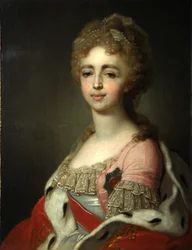 Ritratto della Granduchessa Alexandra Pavlovna 1783-1801, figlia dell