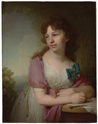 Ritratto della principessa Yekaterina Alexeyevna Dolgorukova, 1781-1860, nata contessa Vasilyeva, 1798