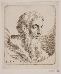 Vecchio con lunga barba