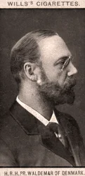 Principe Valdemaro di Danimarca, 1908