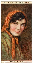 Pola Negri, attrice polacca, 1928