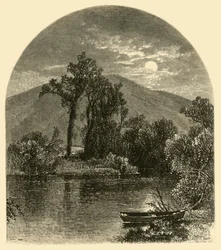 Fiume Hoosac, North Adams, 1874