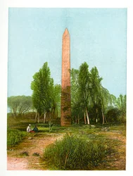 Obelisco a Heliopolis, Egitto, c. 1870