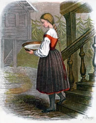 Ragazza di fattoria norvegese, 1809