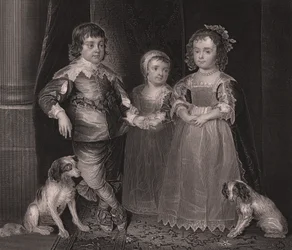 Carlo, Giacomo ed Enrichetta, figli di Carlo I d