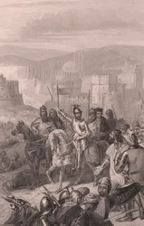 Il maresciallo de Boucicault costringe il sultano Bayezid a fermare l