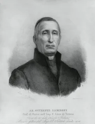 Ritratto di Giuseppe Zamboni (1776-1846), sacerdote cattolico e fisico italiano