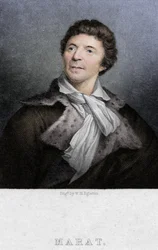 Jean-Paul Marat 1743-1793, medico, scienziato e teorico politico, c1830
