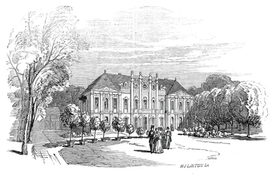 Palazzo di Tenneburg - dal disegno di Sua Altezza Reale il Principe Alberto