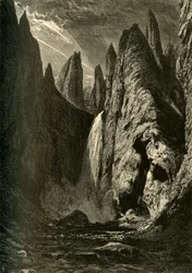 Cascate della Torre, 1872