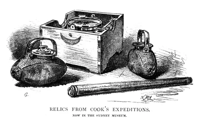 Reliquie dalle spedizioni di Cook