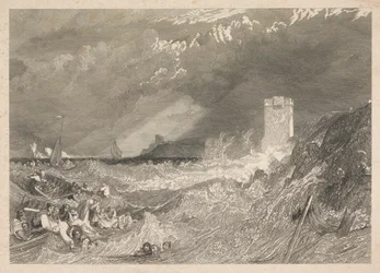 Ingresso al porto di Fowey, Cornovaglia
