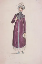 Una donna in abito da passeggio, c1810