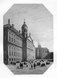 Municipio di Amsterdam, Paesi Bassi, c1870