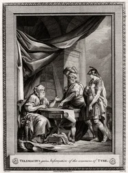 Telemaco ottiene informazioni sul commercio di Tiro, 1775