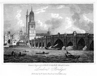 Ponte di Londra, Londra, 1817