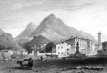 Sondrio, Lombardia, Italia, 1828