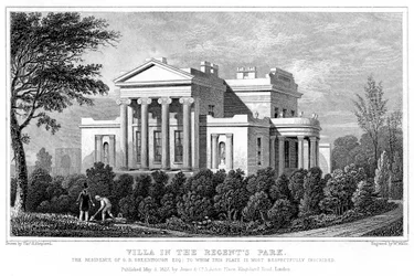 Villa in Regents Park, Londra, 1827