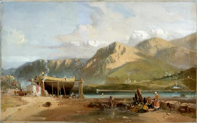 Scena sul Traeth Bach, Galles del Nord
