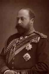 Edoardo VII (1841-1910) re del Regno Unito dal 1901, mentre era ancora Principe di Galles
