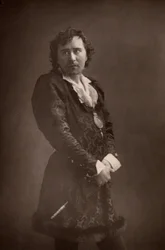 Herbert Beerbohm Tree (1853-1917) attore-manager inglese. Fondatore della Royal Academy of Dramatic Art (RADA)