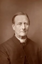Sabine Baring-Gould (1834-1924) clero inglese, autore e scrittore di inni. Il suo inno più famoso è "Onward, Christian Soldiers" (woodburytype)