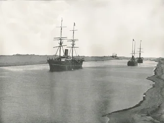 Navi sul Canale di Suez, Kantara, Egitto