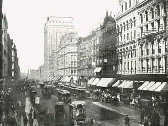 State Street, Chicago, USA, 1895